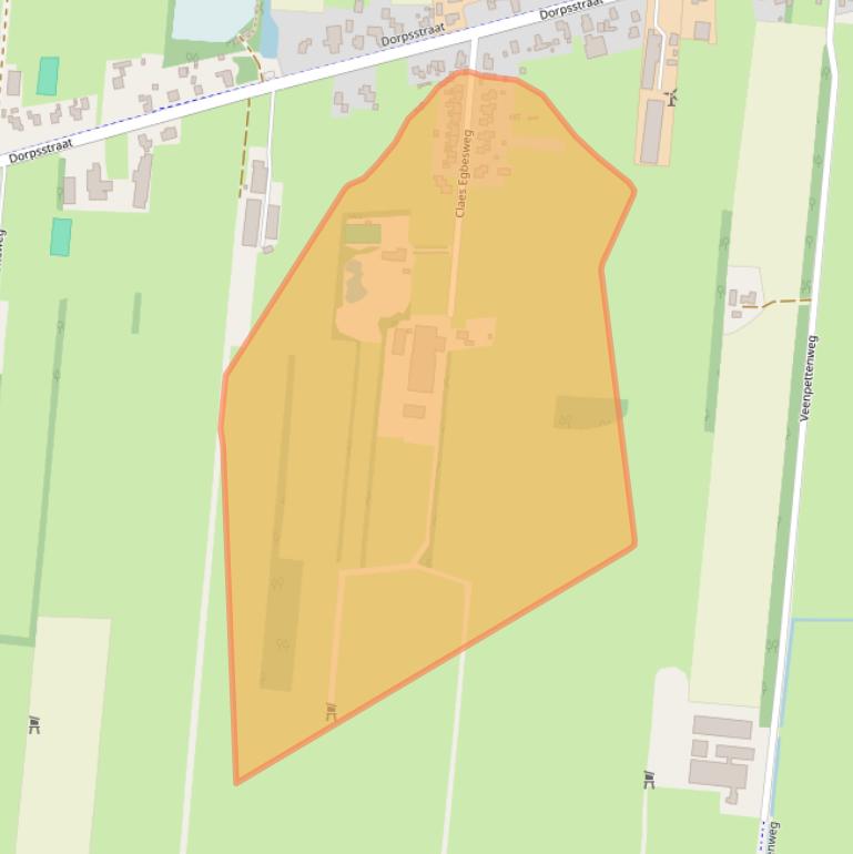 Kaart van postcodegebied 8432PZ.