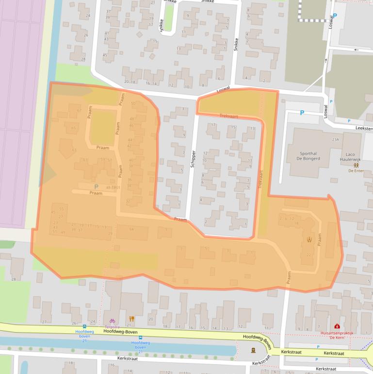 Kaart van postcodegebied 8433HA.