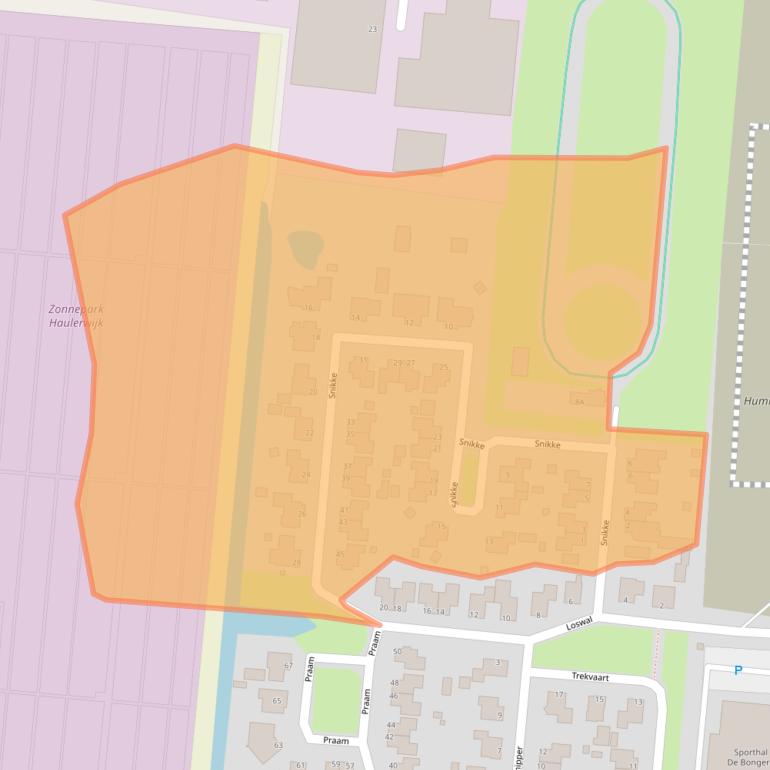 Kaart van postcodegebied 8433HE.