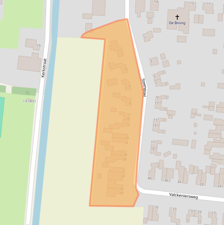 Kaart van postcodegebied 8433JD.