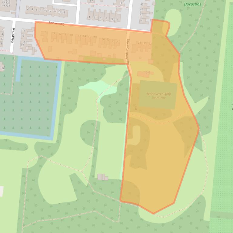 Kaart van postcodegebied 8433JX.