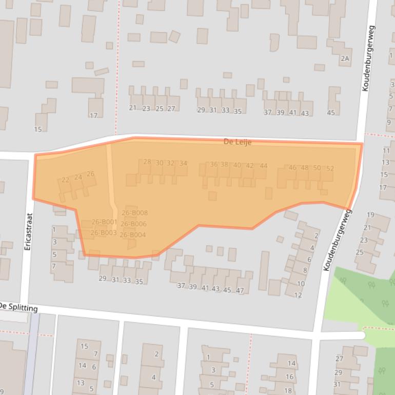 Kaart van postcodegebied 8433KD.