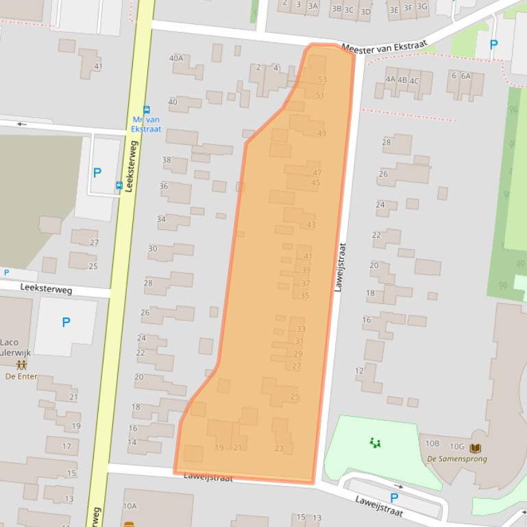 Kaart van postcodegebied 8433KH.