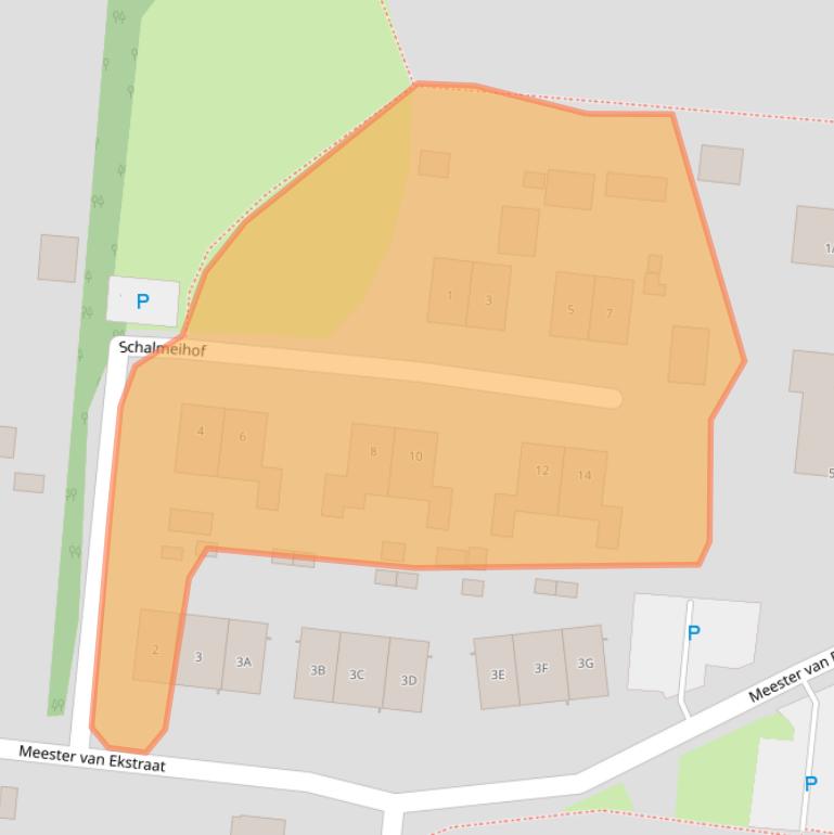 Kaart van postcodegebied 8433KL.