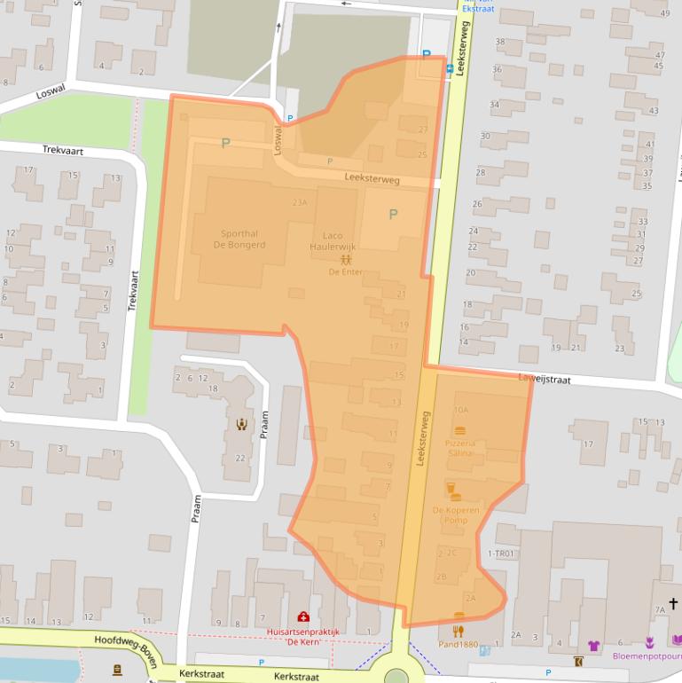 Kaart van postcodegebied 8433KV.