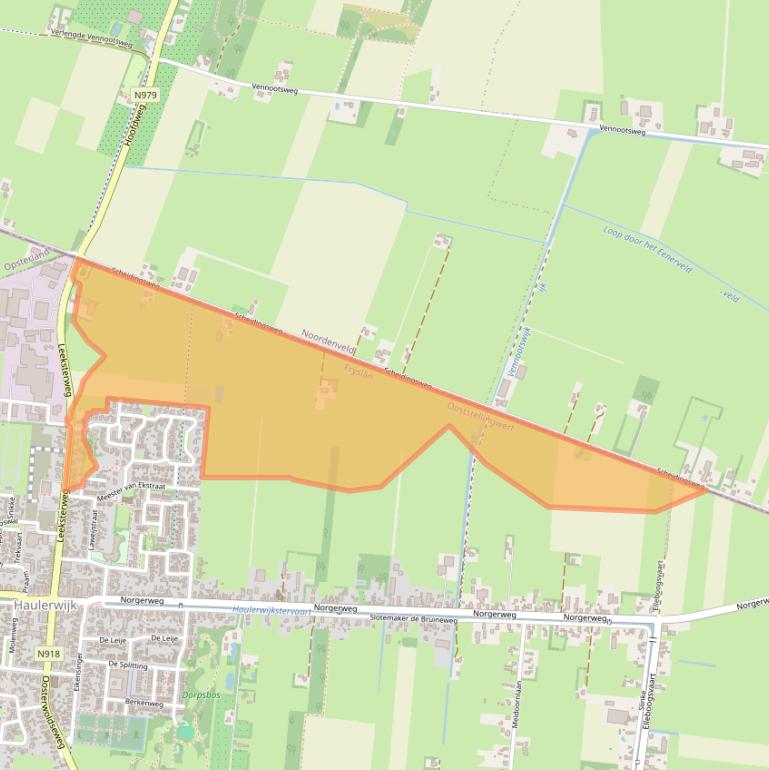 Kaart van postcodegebied 8433KZ.