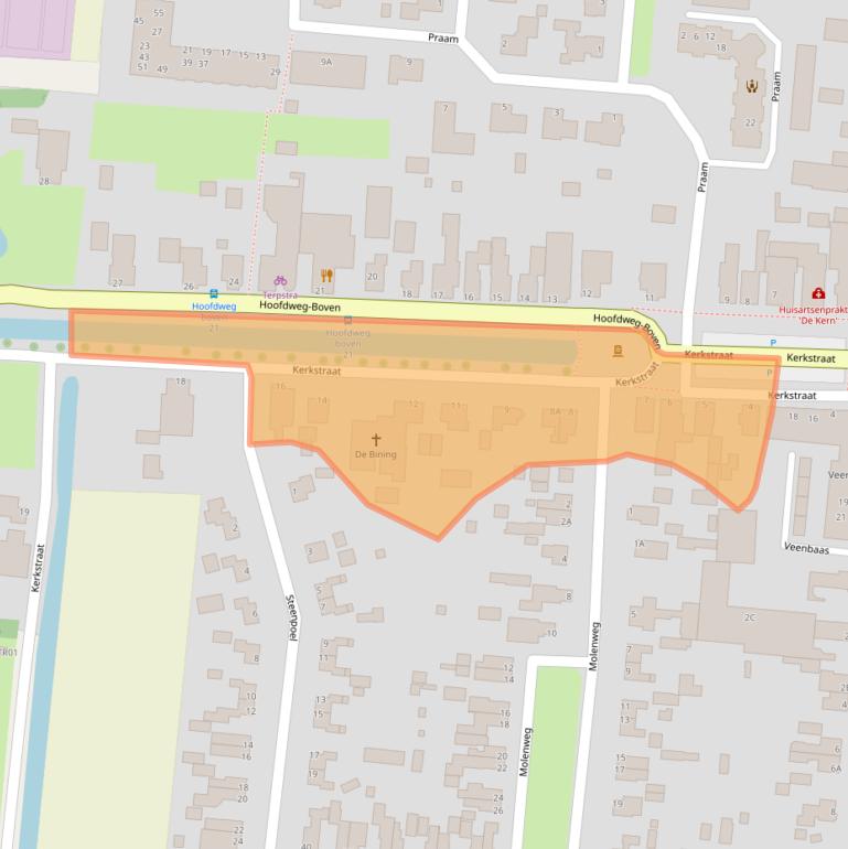 Kaart van postcodegebied 8433LH.