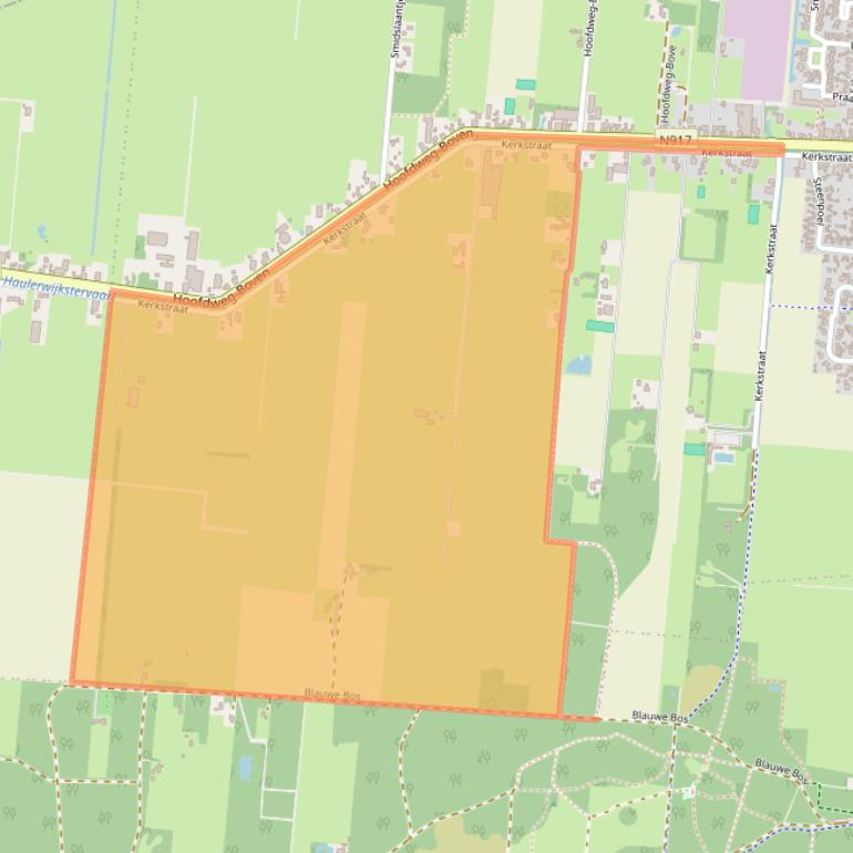 Kaart van postcodegebied 8433LK.