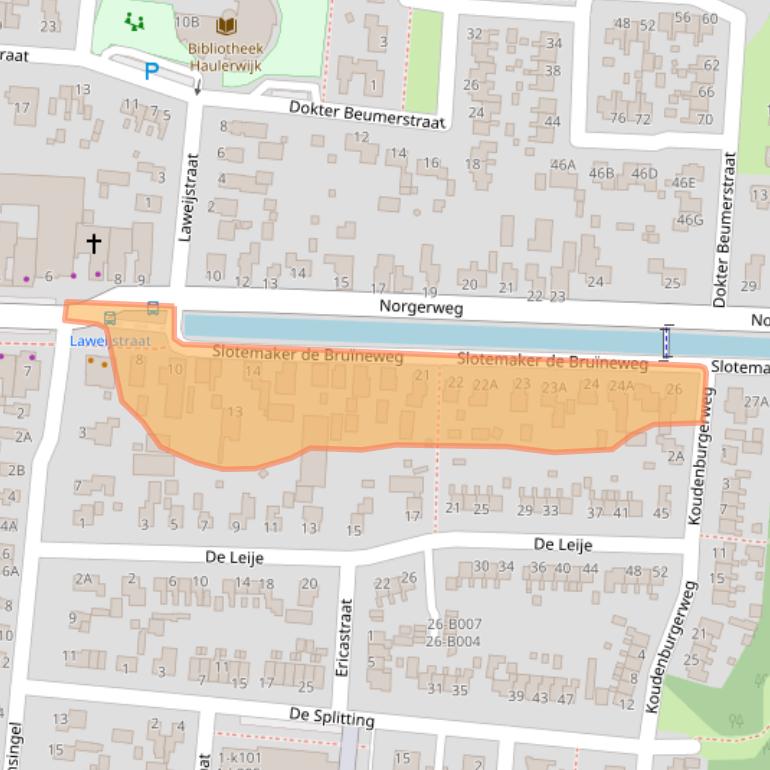 Kaart van postcodegebied 8433MC.