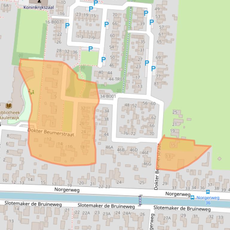 Kaart van postcodegebied 8433MH.