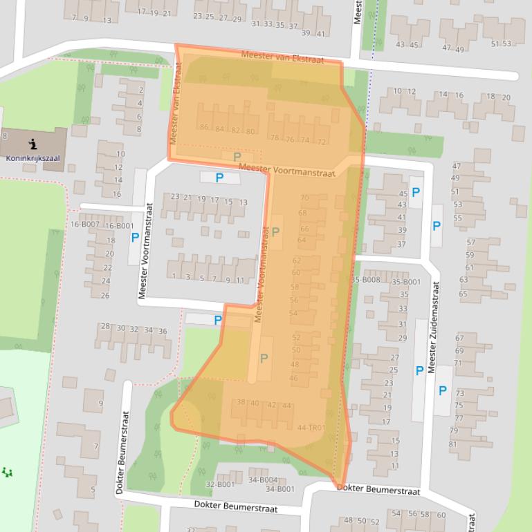 Kaart van postcodegebied 8433ML.