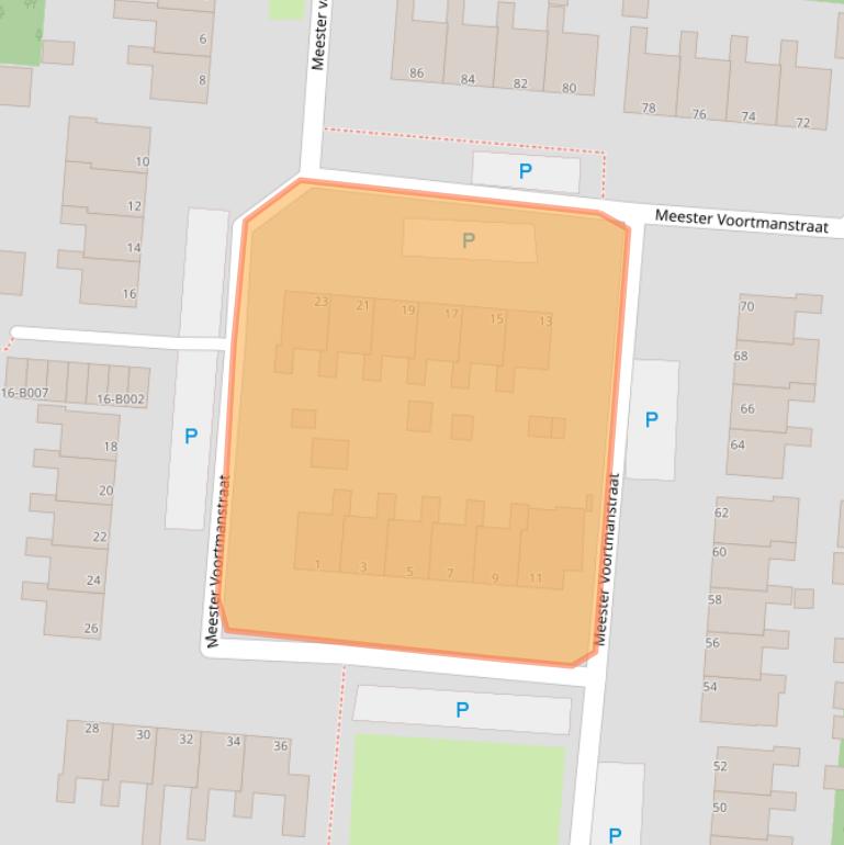 Kaart van postcodegebied 8433MS.
