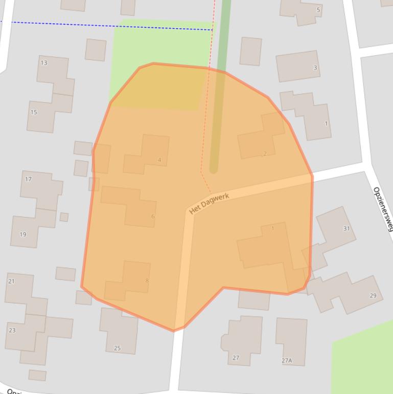 Kaart van postcodegebied 8433PK.