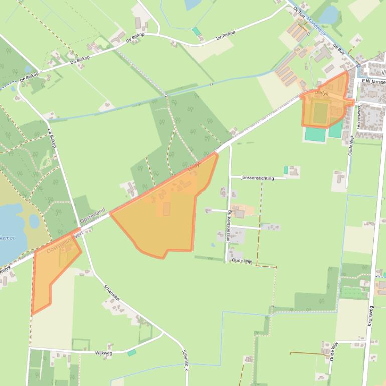 Kaart van postcodegebied 8434NC.