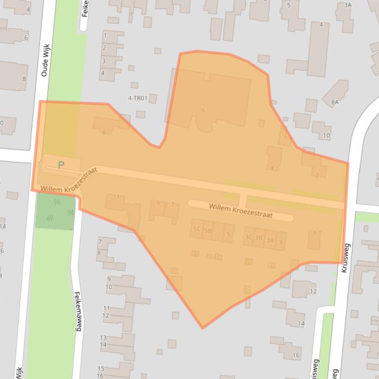 Kaart van postcodegebied 8434NN.