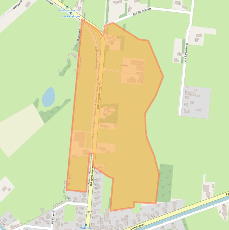 Kaart van postcodegebied 8434NR.