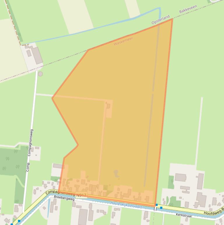 Kaart van postcodegebied 8434NX.