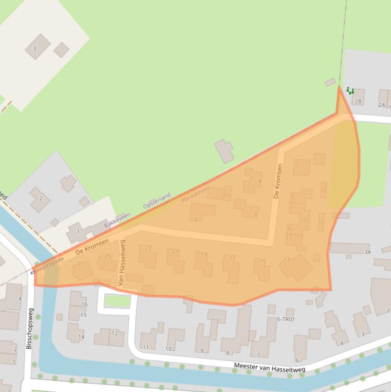 Kaart van postcodegebied 8434PJ.