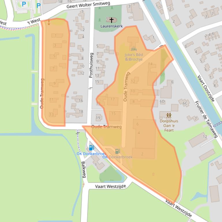 Kaart van postcodegebied 8435MA.