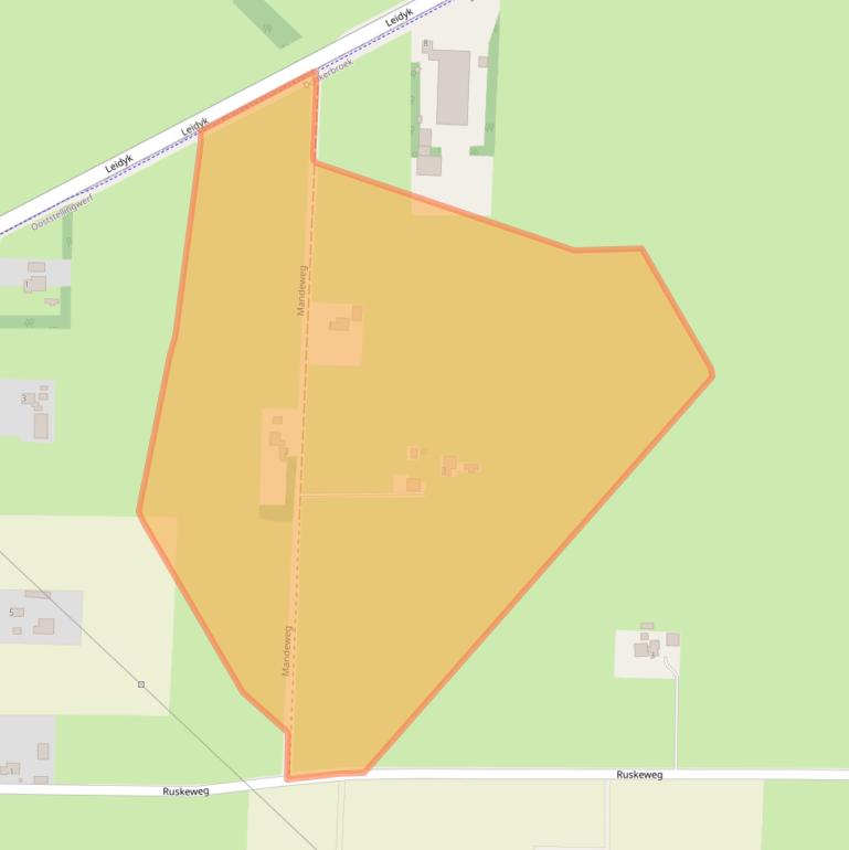 Kaart van postcodegebied 8435TC.