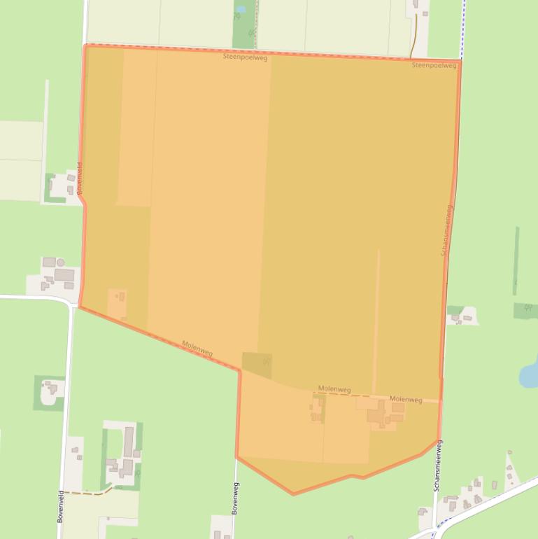 Kaart van postcodegebied 8435TG.