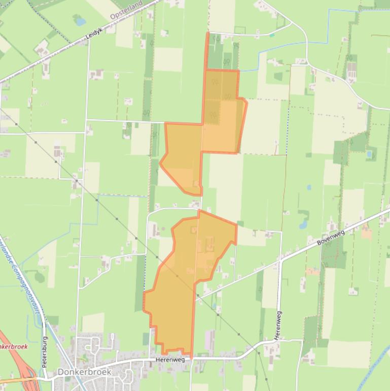Kaart van postcodegebied 8435VA.