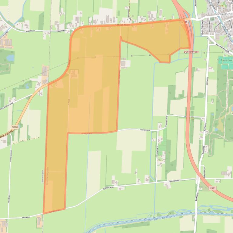 Kaart van postcodegebied 8435VL.