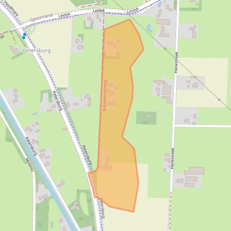 Kaart van postcodegebied 8435VV.