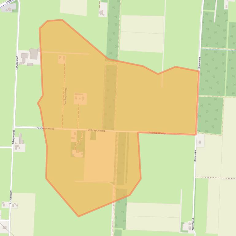Kaart van postcodegebied 8435VZ.