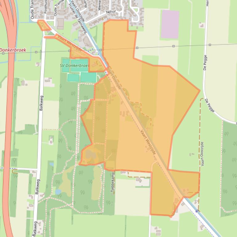 Kaart van postcodegebied 8435WB.