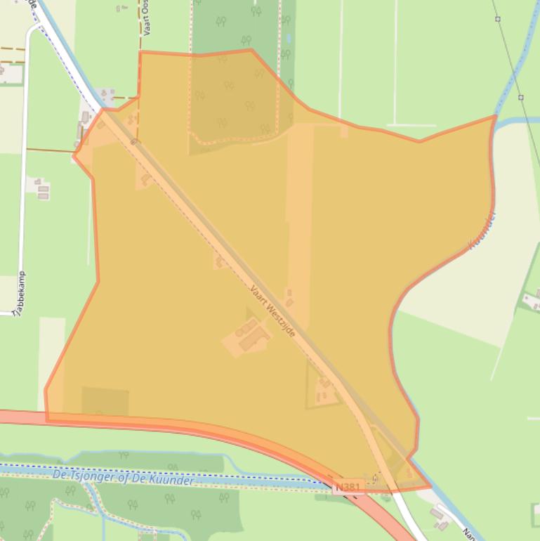 Kaart van postcodegebied 8435WC.