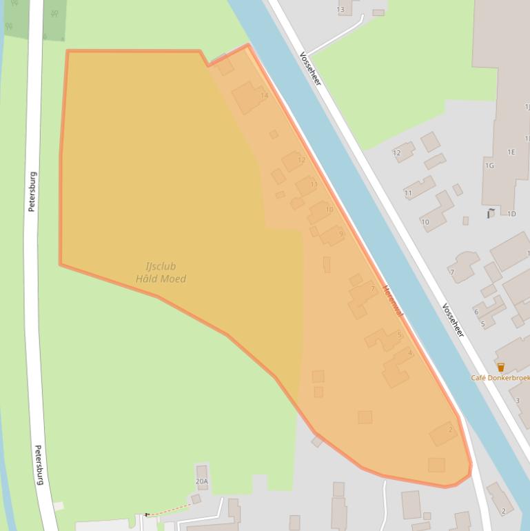 Kaart van postcodegebied 8435WJ.