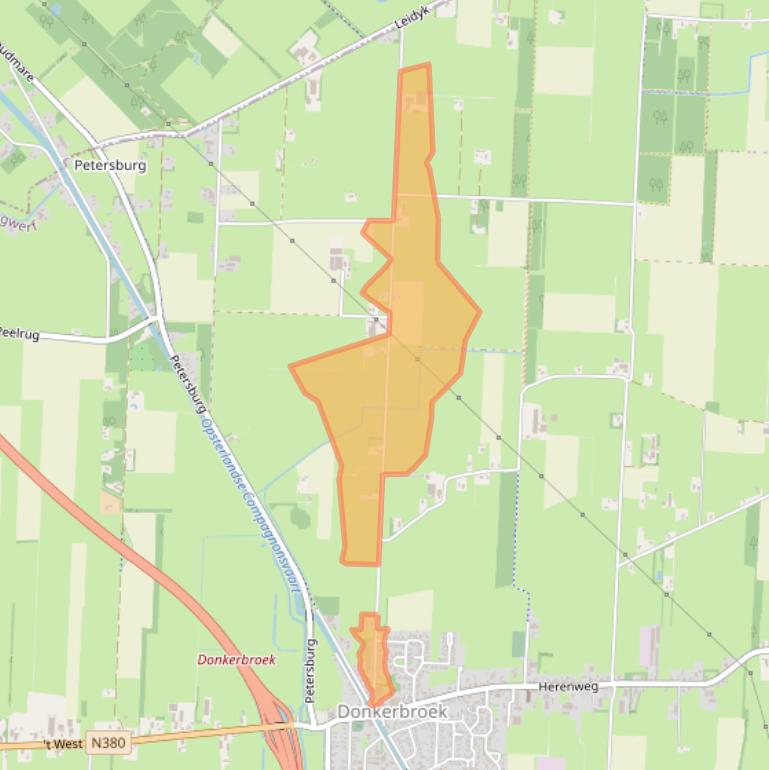 Kaart van postcodegebied 8435WK.