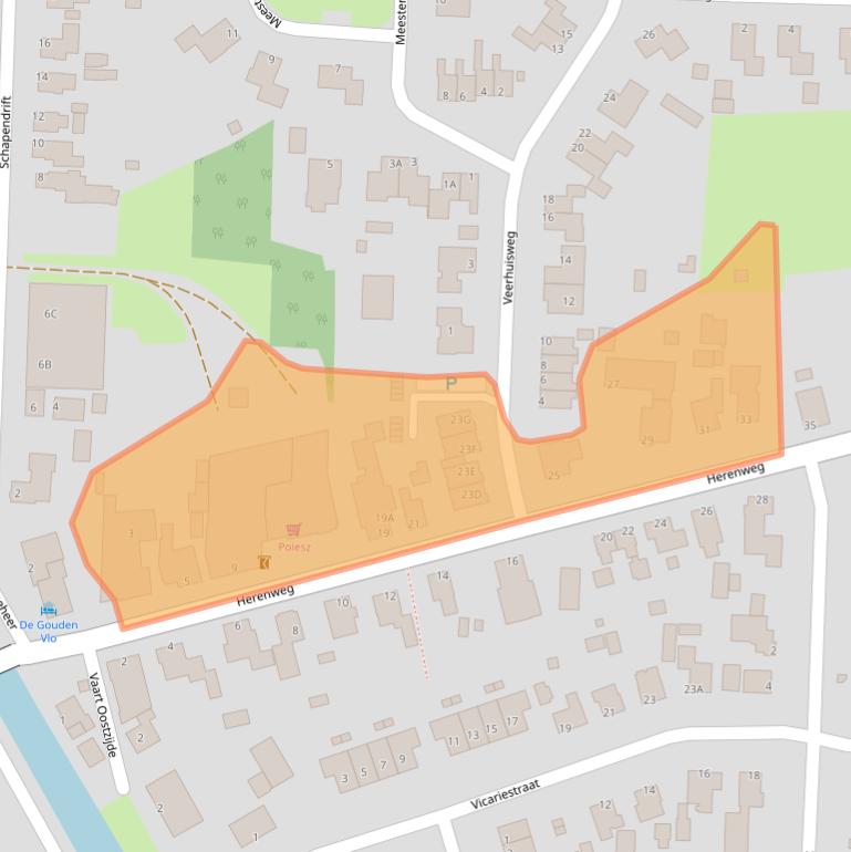 Kaart van postcodegebied 8435WN.