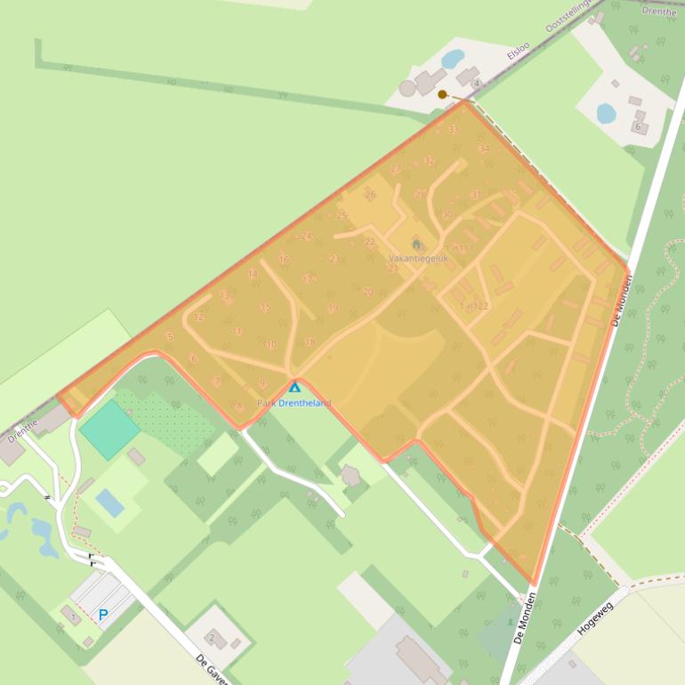 Kaart van postcodegebied 8437PM.