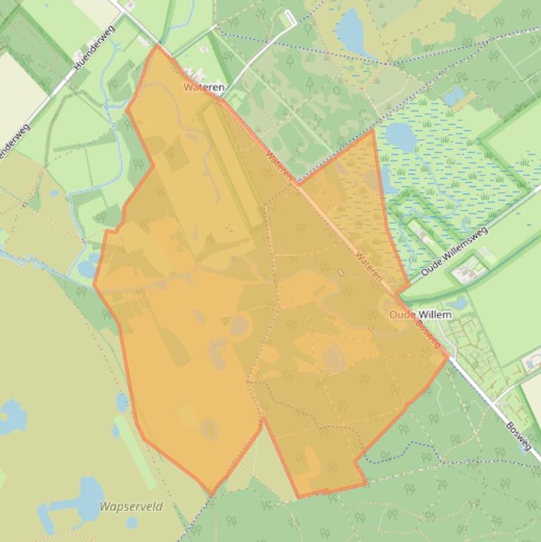 Kaart van postcodegebied 8439SL.