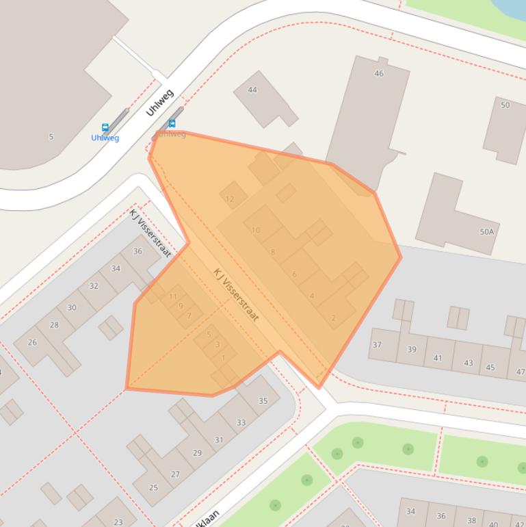 Kaart van postcodegebied 8441AH.