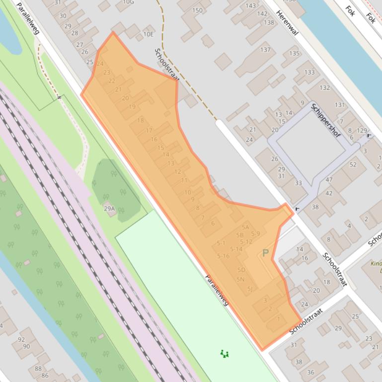 Kaart van postcodegebied 8441AR.