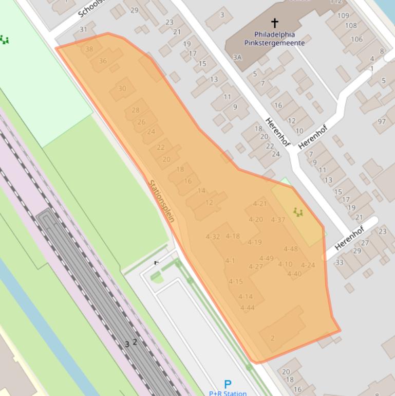 Kaart van postcodegebied 8441AT.