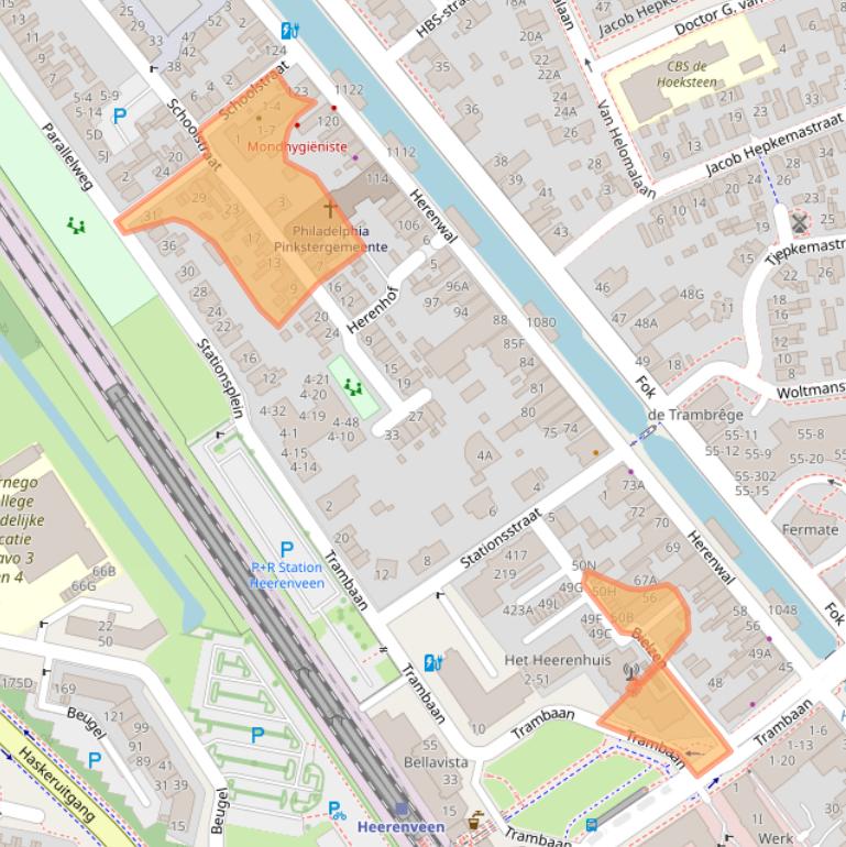 Kaart van postcodegebied 8441AV.