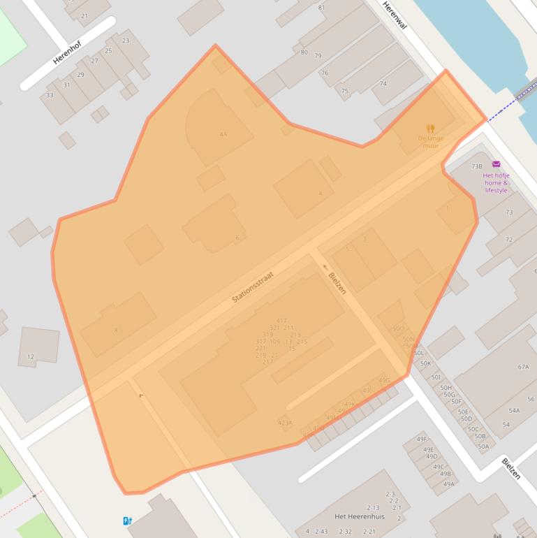 Kaart van postcodegebied 8441AX.