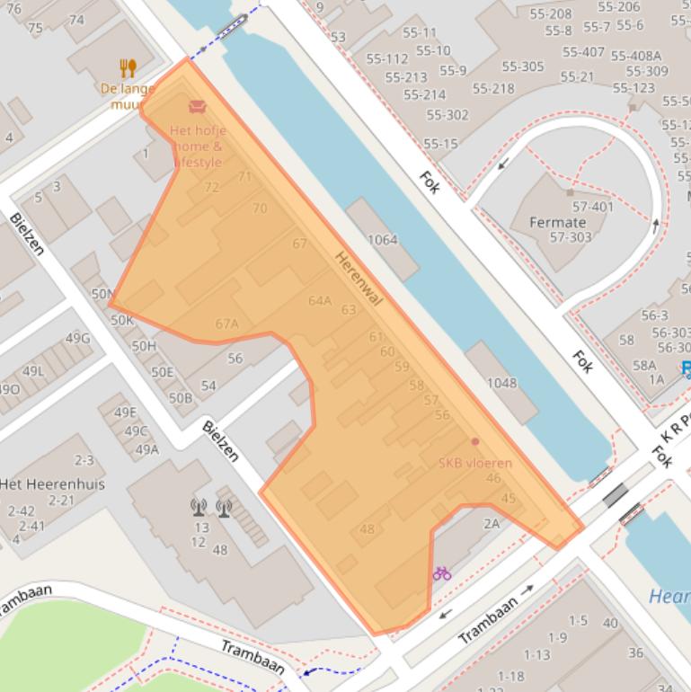 Kaart van postcodegebied 8441BB.