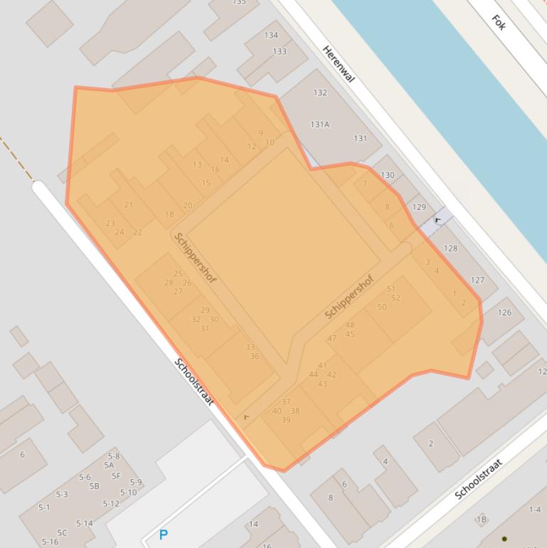 Kaart van postcodegebied 8441BJ.