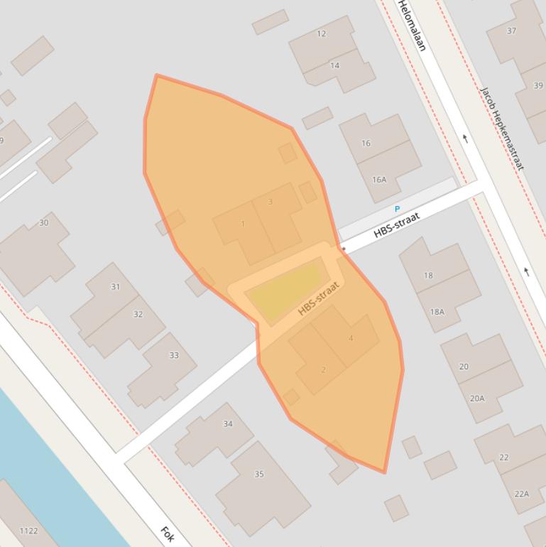 Kaart van postcodegebied 8441BP.