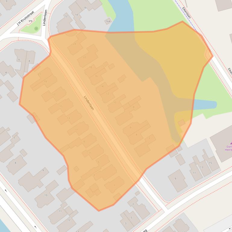 Kaart van postcodegebied 8441BW.