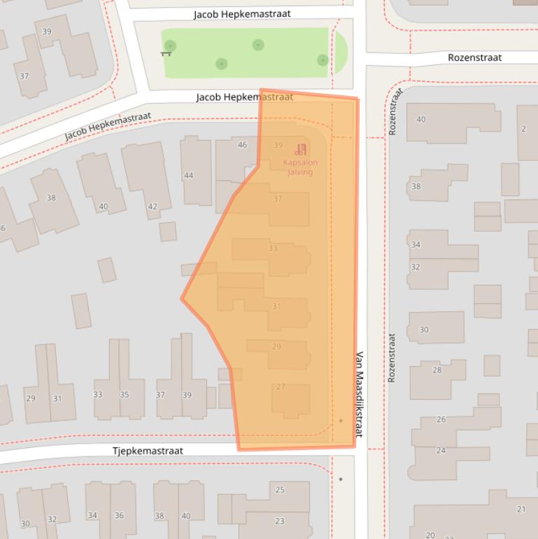 Kaart van postcodegebied 8441CK.