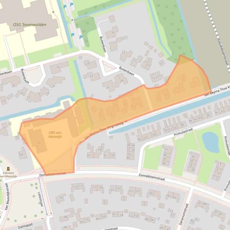 Kaart van postcodegebied 8441CP.
