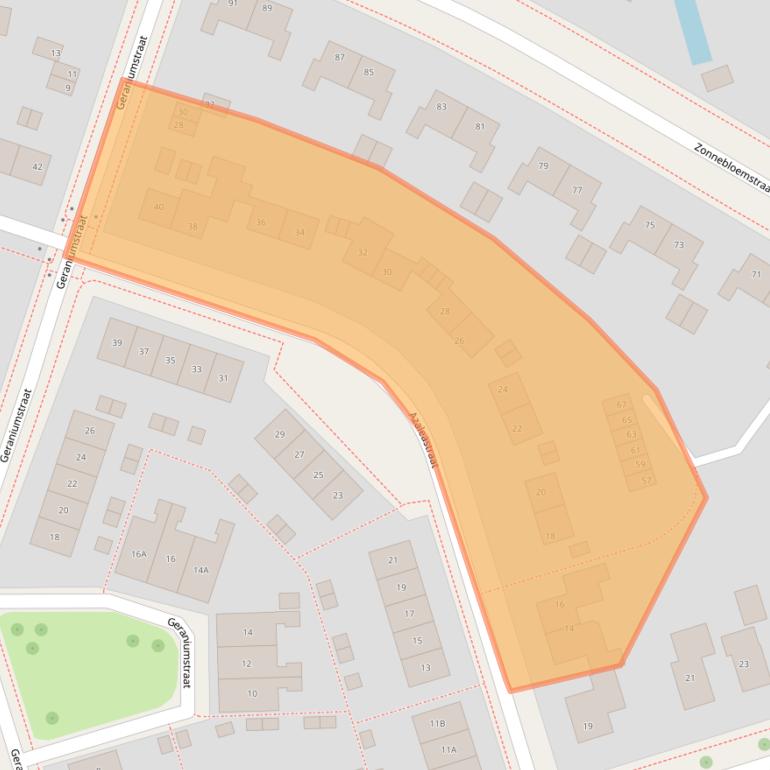 Kaart van postcodegebied 8441DN.