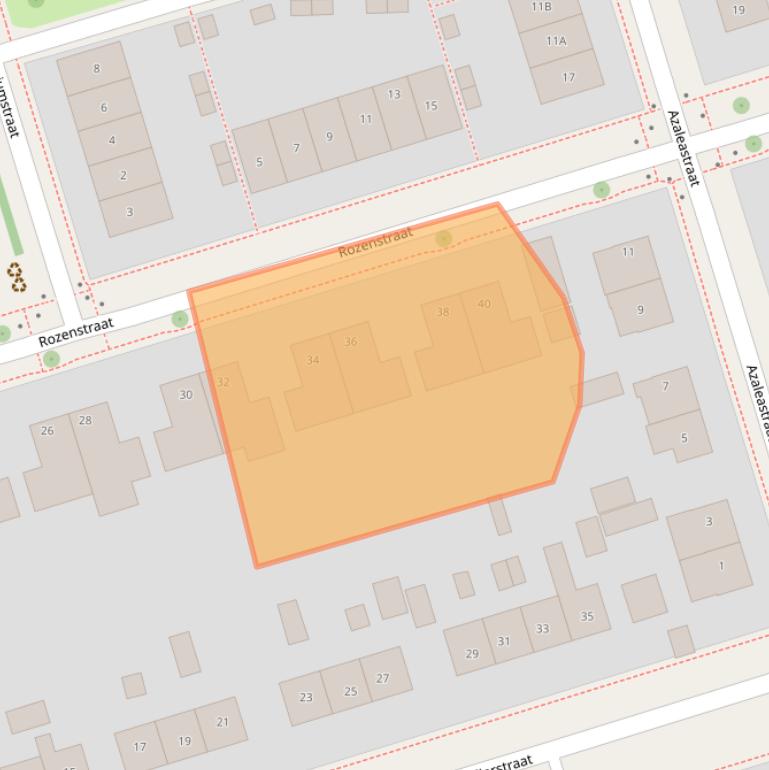 Kaart van postcodegebied 8441EB.