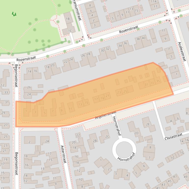 Kaart van postcodegebied 8441EH.